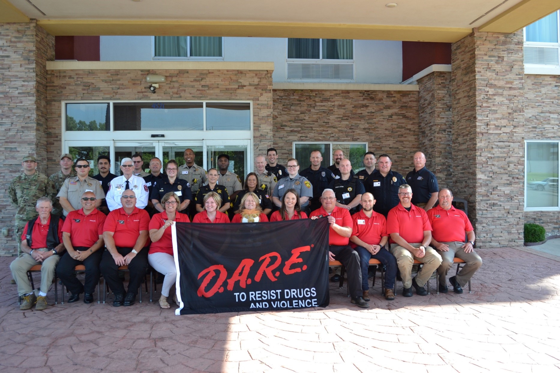Class Photo from the D.A.R.E. Officer Training held on July 6 – 17, 2020 in Oklahoma City