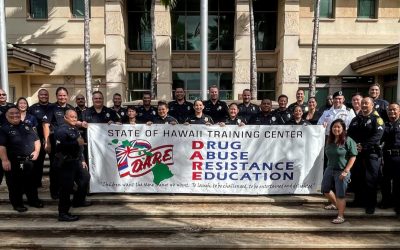 Hawaii D.A.R.E. Officer Training 2022 Class Photo