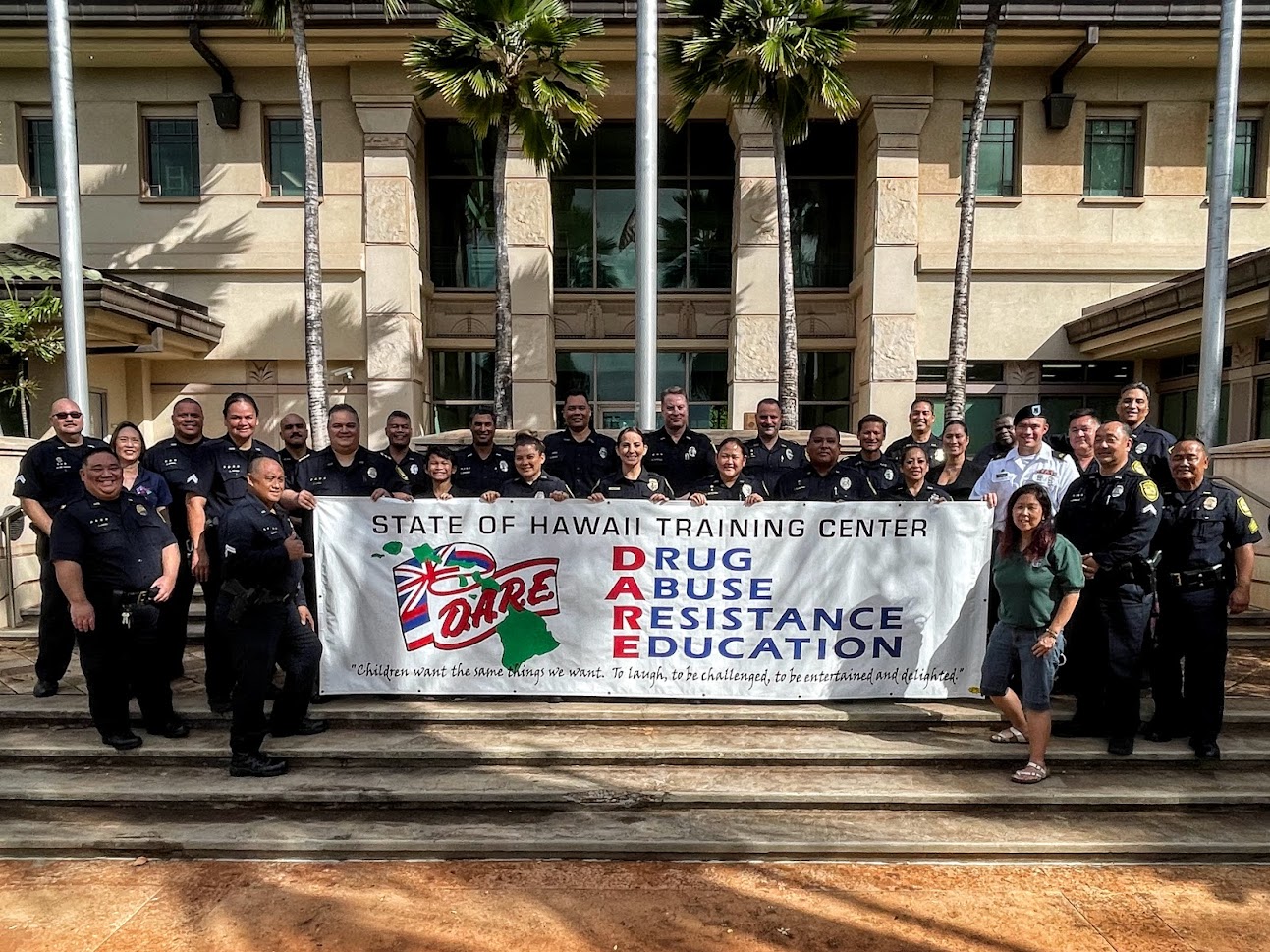 Class Photo from the D.A.R.E. Officer Training held on July 11 – 22, 2022 in Kapolei, HI