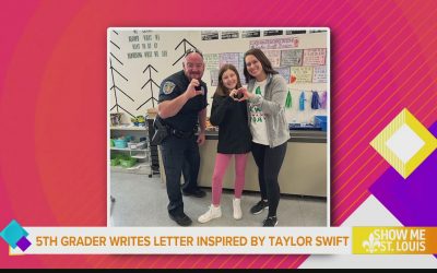 5th Grader Writes Letter to Future Self Inspired by Taylor Swift for D.A.R.E Graduation
