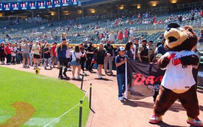 D.A.R.E. Took the Field on Sunday at the Twins