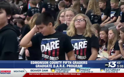 Edmonson County Schools had Over 130 Fifth-Grade Students Graduate from their D.A.R.E. Program