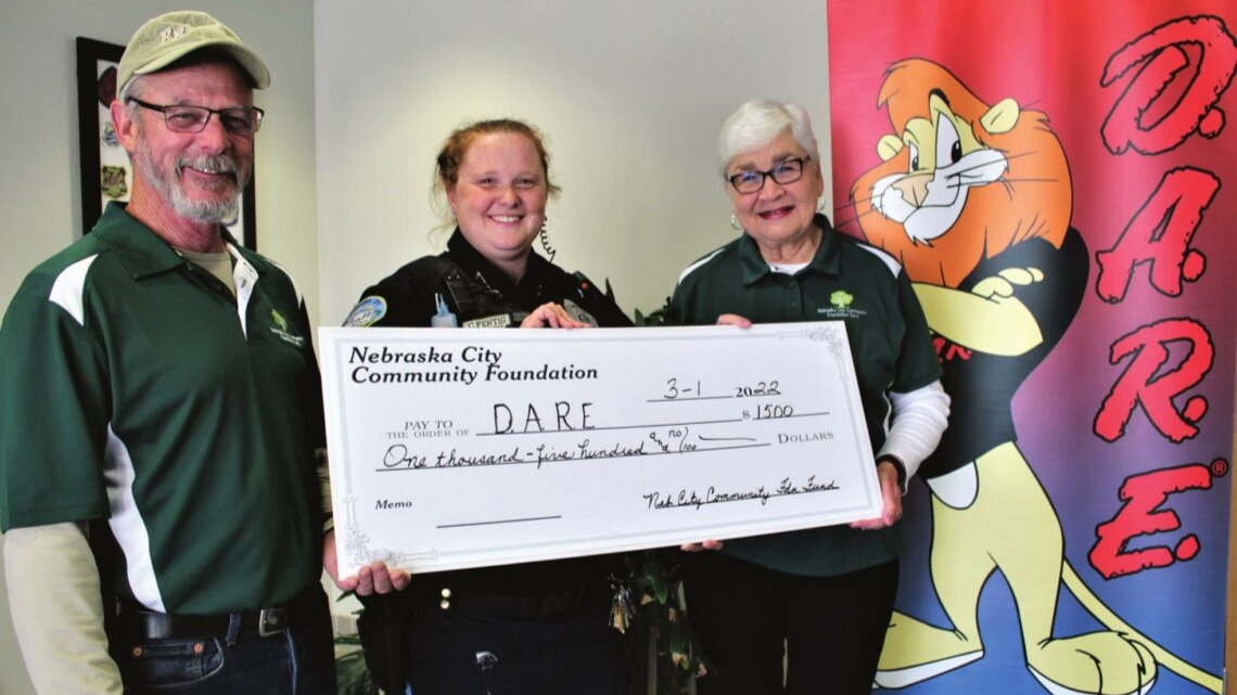 Nebraska City Community Foundation Fund helps restart D.A.R.E. program at NCPS, Lourdes