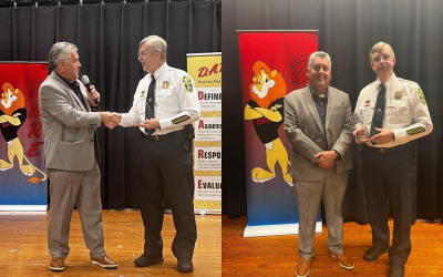Sheriff Danny Diggs Honored for Years of Service to D.A.R.E.