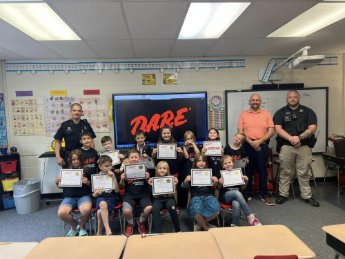2nd D.A.R.E. Class of Cocke County Sheriff's Office